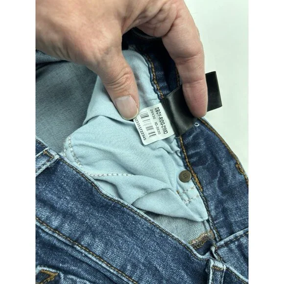 Mott & Bow Women’s Boyfriend Jeans Size 29 Medium Wash Blue Stretch 29x30 - Picture 13 of 16